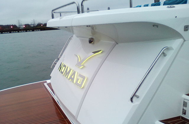 Nomad Yacht Sign