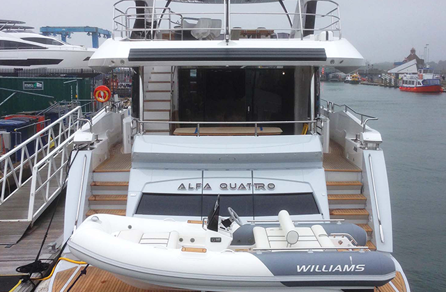 Alfa Quatro Yacht Sign