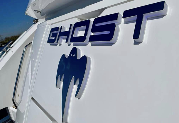 Ghost Yacht Sign